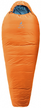 Иконка картинка товара  спальный мешок   deuter orbit -5° sl левый mandarine/slateblue-кокон 3701622_9316
