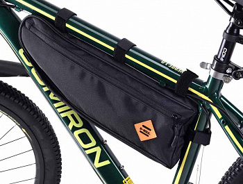 Иконка картинка товара   bicycle soul сумка вело под раму xxl, с боковой молнией, чёрная, 40х13.5х5.5см 
