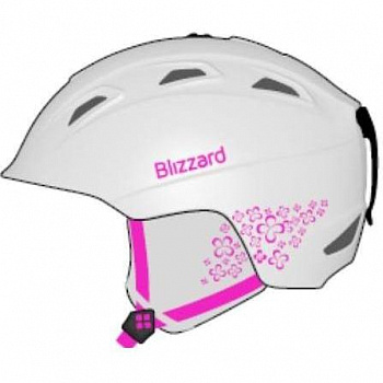Иконка картинка товара  шлем blizzard viva demon white matt/magenta flowers