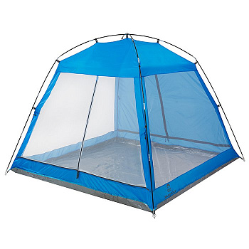 Иконка картинка товара   jungle camp malibu beach тент пляжный синий/серый (70862)