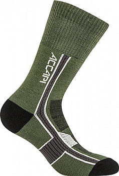 Иконка картинка товара  носки треккинговые   accapi hiking merino crew military/black h0713_1799