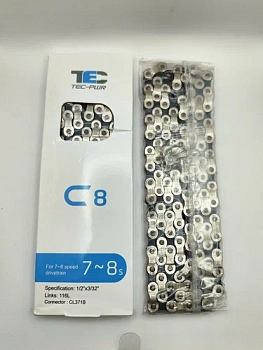 Иконка картинка товара   kmc цепь вело tec-pwr 6-7-8 speed 105l 
