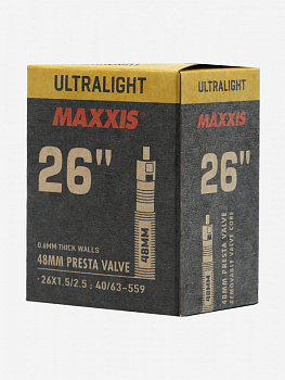Иконка картинка товара  велокамера maxxis ultralight 26x1.50/2.50 lfvsep вело ниппель 48 0.6mm eib00141000