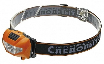 Иконка картинка товара   следопыт  "кварк", 1 cob + 2 led, 3хааа pf-pfl-hl31