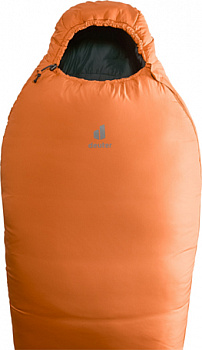 Иконка картинка товара  спальный мешок   deuter orbit -5° reg левый mandarine/ink-кокон 3701722_9314