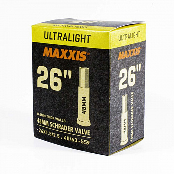 Иконка картинка товара  велокамера maxxis ultralight 26x1.50/2.50 lsv авто ниппель 48 0.6mm eib00141100