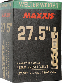 Иконка картинка товара  велокамера maxxis welter weight 27.5x1.75/2.4 lfvsep48 вело ниппель 0.8mm eib00139800
