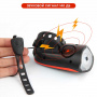 Полная картинка товара   comiron фонарь передний "easy", 250lm; аккум 1200 mah, usb, сигнал 140 db,  