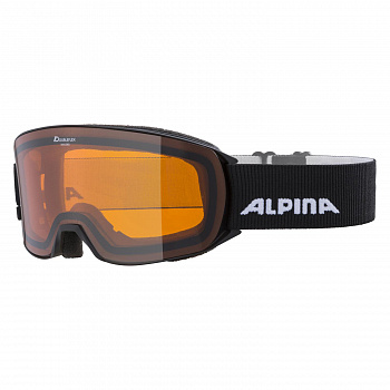Иконка картинка товара  очки горнолыжные   alpina nakiska black matt/orange s2 (us:m) a7281135