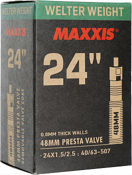Иконка картинка товара  велокамера maxxis welter weigh 24x1.5/2.5 0.8 lfvsep48 b-cap вело ниппель tb00159700