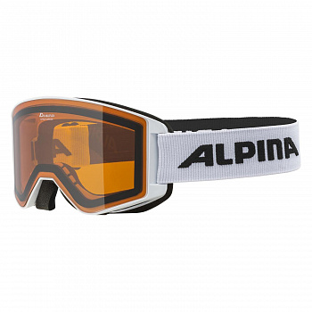 Иконка картинка товара  очки-маска   alpina narkoja white matt/orange s2 (us:m) a7264111