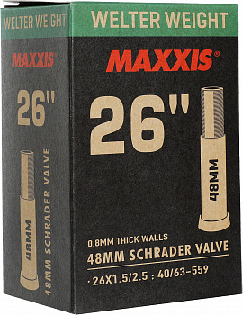 Иконка картинка товара  велокамера maxxis welter weight 26x1.50/2.50 lsv авто ниппель 48 0.8mm eib00137100