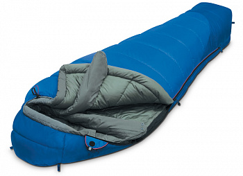 Иконка картинка товара  спальник   alexika mountain compact синий, правый-кокон 9223.01051